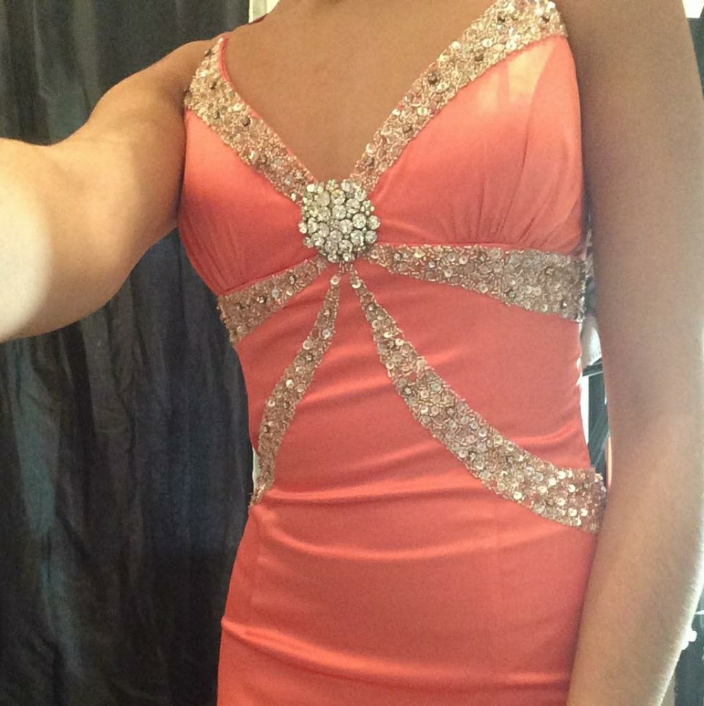 Women's Long Pink Dress